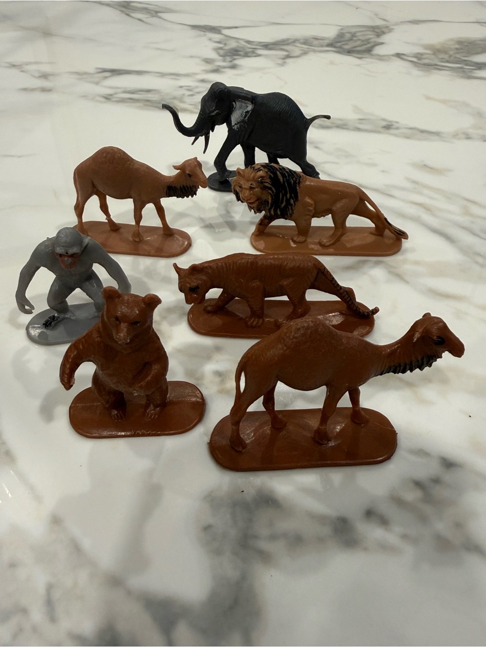Vintage Jean Hoefler W. Germany Animal Figures (Lot of 7) – 1950s / 1960s